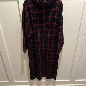 Zara Turtleneck Midi Sweater Dress